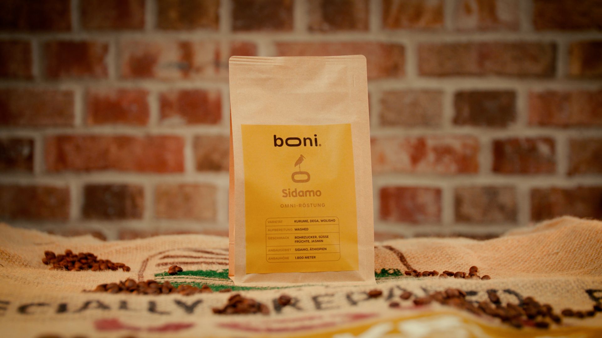 Sidamo- Omniröstung 250g